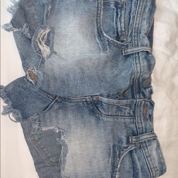Free People Jean Shorts - Picture 2 of 2